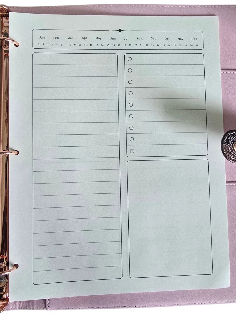 Brown Checkered Designer Notebook Organizer Folio Folder Monogram Planner